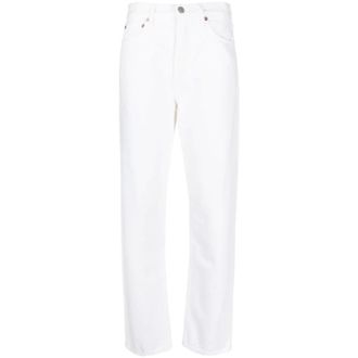 A Gold E Jeans, Dames, Wit, W25, Straight Jeans