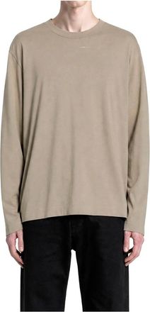 Our Legacy Tops, Heren, Beige, S, Katoen, Box Longsleeve