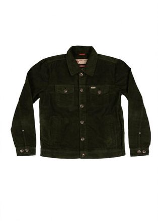 Iron And Resin Mens Corduroy Sand Jacket In Green