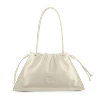 Coccinelle Bucket Bags, female, White, Size: ONE SIZE Shoulder Bags