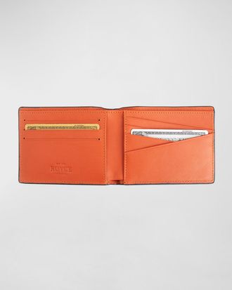 Royce Leather RFID Blocking Bifold Wallet, Personalized