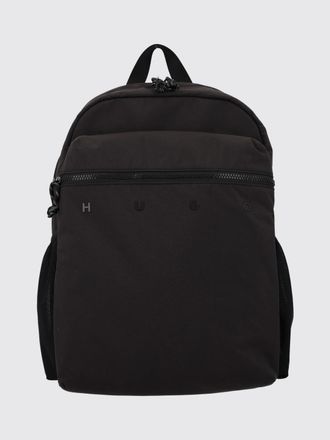 HUGO BOSS Recycled Polyamide Backpack with External Pocket and Applied Logo