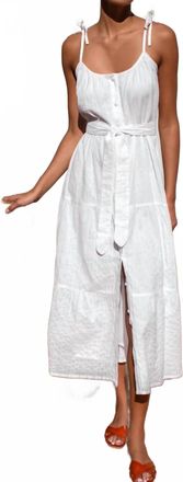 Emerson Fry India Button Front Sundress In White