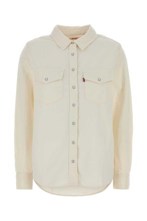 Levi's Ivory Lyocell Blend Iconic Western Shirt