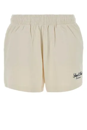 Sporty & Rich Off White Logo Short