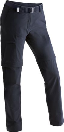 Maier Sports Outdoorhose MAIER SPORTS Inara slim zip, Damen, Gr. 34, Normalgr&ouml;ssen, blau (dunkelblau), 90% Polyamid, 10% Elasthan, Hosen Outdoorhose, Damen Zip-Off