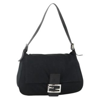 Fendi Pre-owned Shoulder Bags, female, Black, Size: ONE SIZE Pre-owned Vintage Shoulder Bag