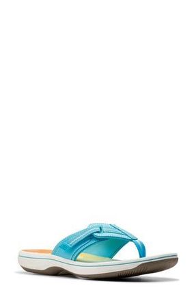 Clarks Brinkley Jazz Flip Flop in Turquoise Ombre at Nordstrom Rack, Size 11