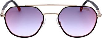 Carrera Unisex Black Rectangular Sunglasses CARRERA 303/S