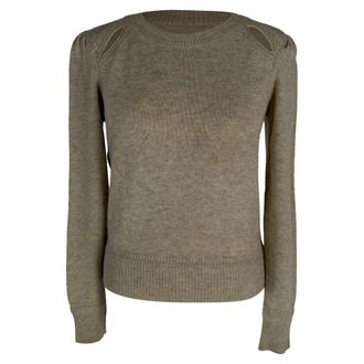 Isabel Marant &Eacute;toile Cut Out Klee Sweater in Cream Cotton