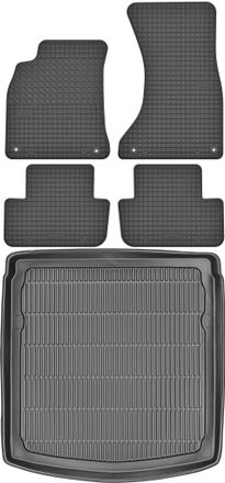 OEM Juego De Alfombrillas De Goma Para Coche Y Maletero Para Audi A4 B8 Sed&aacute;n (2007-2015)
