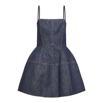 Fendi Mujer, Vestidos, Azul, Talla: XS