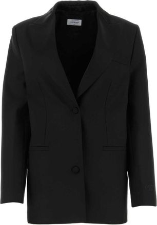 Off-white Black Single Breasted Blazer