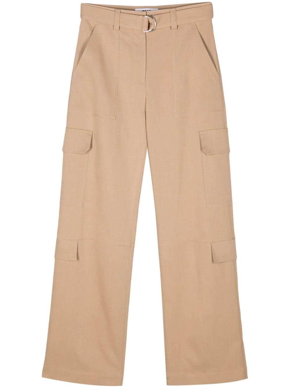 パンツ MSGM Woman Pants Brown 3841MDP25257154 30 Women's Msgm Cargo Pants - up to −81% | Stylight
