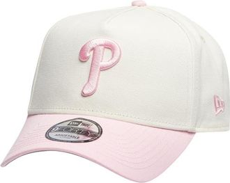 New Era Womens Philadelphia Phillies Phillies 9Forty A-Frame Cap - Adult White/Pink/Pink