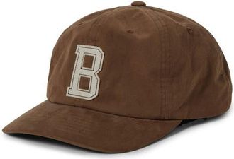 Brixton Big B Baseball Cap in Pinecone Brown Twill at Nordstrom