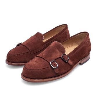 Heinrich Dinkelacker Slipper & Pantoletten - Loafer Wien Double Monk V - Gr. 40 (EU) - in Braun - f&uuml;r Damen