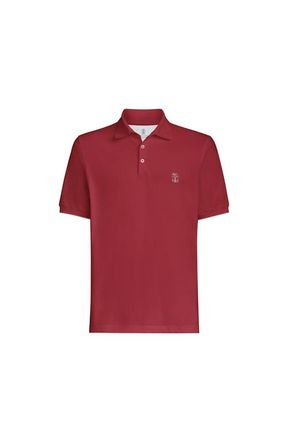Brunello Cucinelli Piqu&eacute; polo shirt in Cherry at Nordstrom, Size Xx-Large Eu