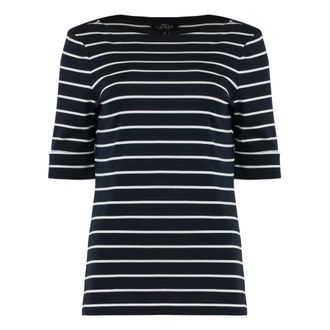 Ralph Lauren T-Shirts, female, Blue, Size: XS Short Sleeve Top