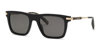 Chopard SCH365 Polarized 700P Mens Sunglasses Black Size 55