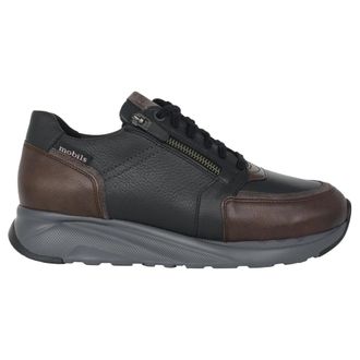 Mephisto Wijde pasvorm sneaker in donkerbruin - Heren - Sneakers - Bruin - 39 EU - Su&egrave;de - Schoenen