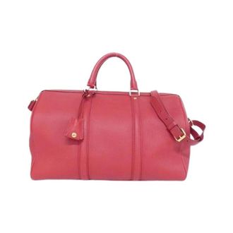 Louis Vuitton Vintage, unisex, Rood, ONE Size, Leer, Pre-owned Weekendtas
