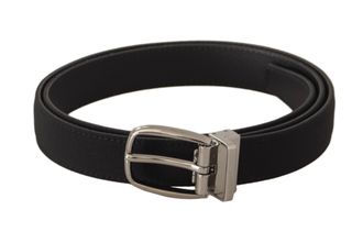 Dolce & Gabbana Zwarte Stoffen Riem
