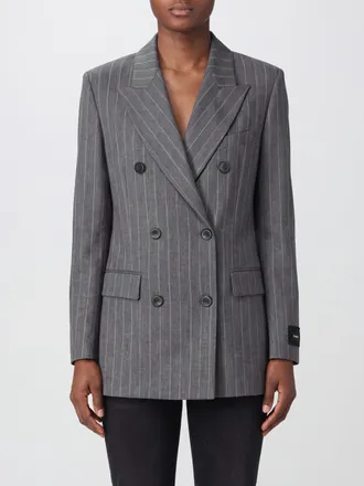 Pinko Blazer doppiopetto New Guinea in misto lana Principe di Galles