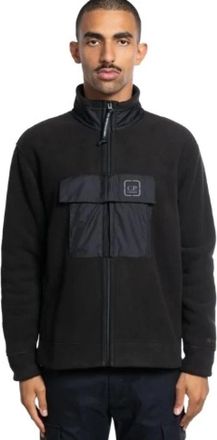 C.P. Company Metropolis Series Zip-through Sweatshirt - Heren - Vesten met rits - Blauw - S - Katoen - Hoodies & sweatvesten