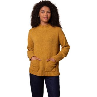 Celtic & Co. Flecked Patch Pocket Sweater in Saffron at Nordstrom, Size X-Small