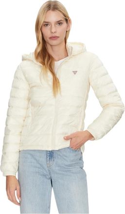 Guess Lichtgewicht Nylon Parka Jas - Dames - Winterjassen - Wit - XS - Nylon - Jassen