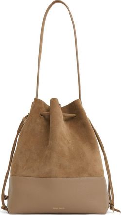 Mansur Gavriel Drawstring Cabas Bucket Bag in Anise/Anise at Nordstrom