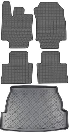 OEM Toyota Rav4 V Suv Desde Enero De 2019. Juego De Alfombrillas De Goma Para Coche + Alfombrilla Para Maletero