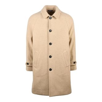 Circolo 1901 Cappotto - Heren - Mantel - Beige - XL - Wol - Jassen