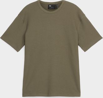 Le 31 Mens Waffle T-shirt Comfort fit