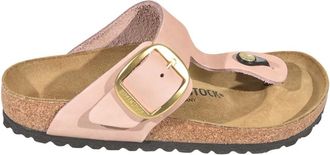 Birkenstock Gizeh Big Buckle Regular Fit - Dames - Slippers - Roze - 40 EU - Leer - Schoenen