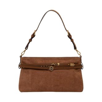 Pinko Belt Bag - Dames - Schoudertassen - Bruin - ONE Size - Katoen - Tassen
