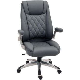 Vinsetto Vinsetto - High Back Executive Office Chair Home Swivel Dark Grey