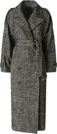 Pinko Mujer, Abrigos, Gris, Talla: S