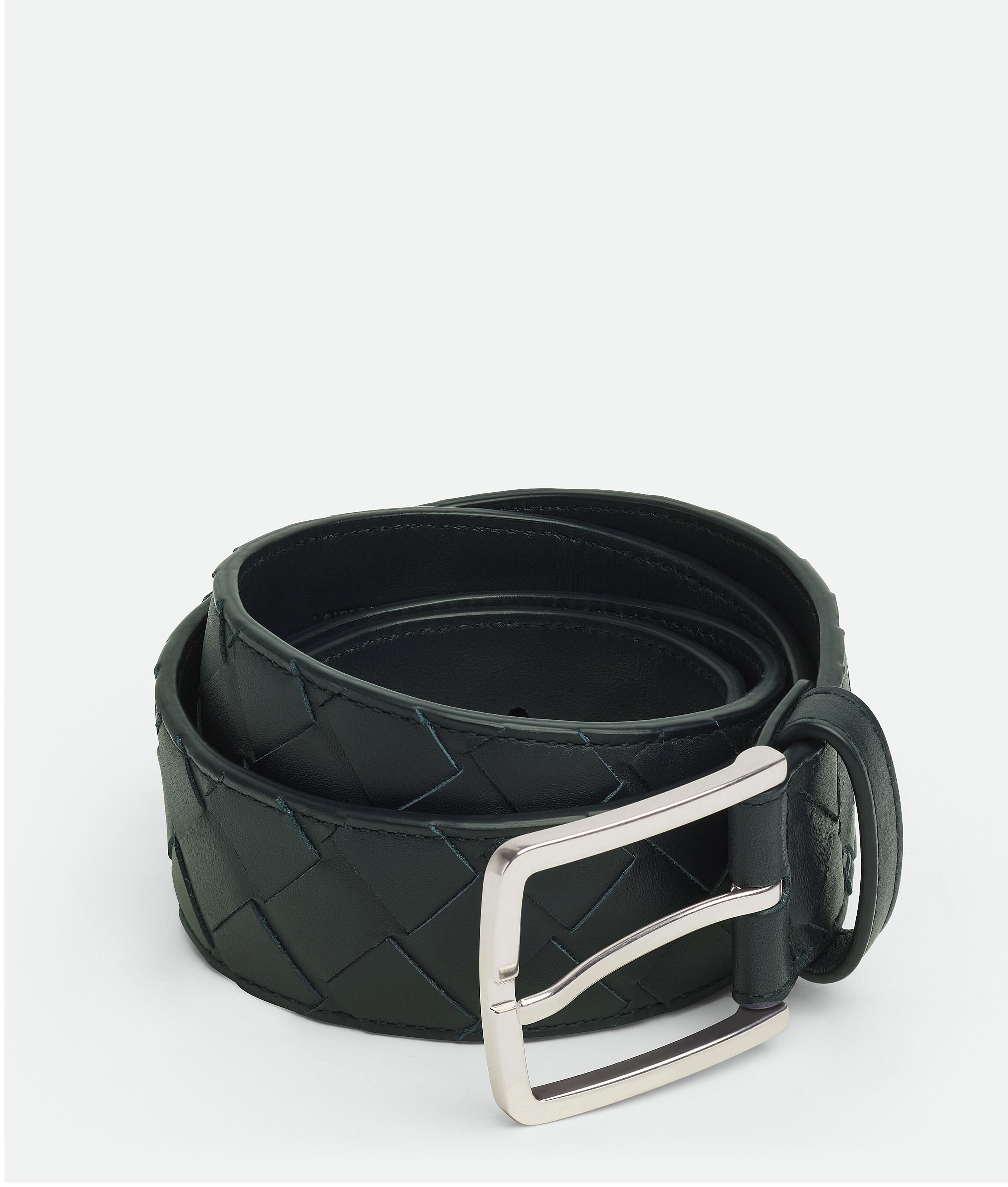 Bottega Veneta ホワイトレザーベルト