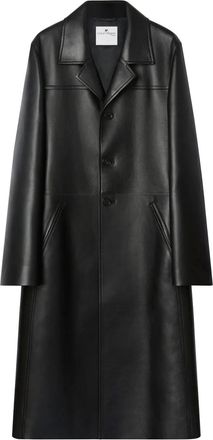 Courr&egrave;ges Cappotto in pelle - Nero