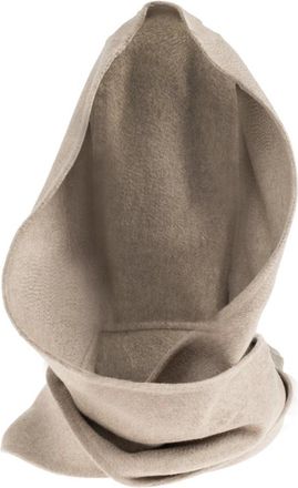 Max Mara Accessoires, Dames, Beige, ONE Size, Kasjmier, Erba Hooded Cashmere Sjaal