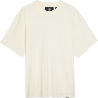 Represent Initial Embroidered Cotton T-shirt - White - XS