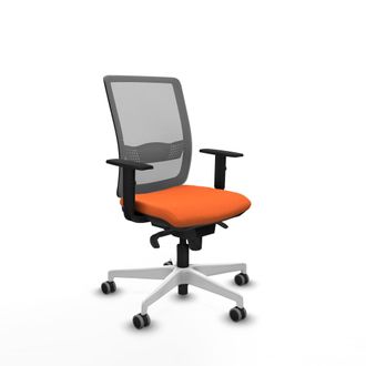 Piqueras y Crespo Silla De Oficina Piqueras Y Crespo Haches Gris Malla C&oacute;moda