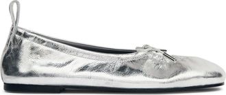 Alohas Rosalind Ballet Flat in Shimmer Silver at Nordstrom, Size 11-11.5Us