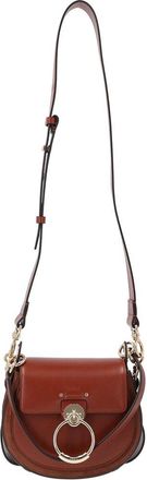 Chlo&eacute; Brown Calfskin Small Tess Bag Brown, Never Carried (Authentic Pre-Loved)