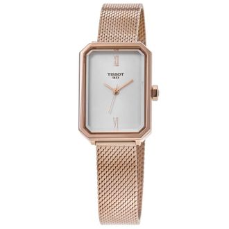 Tissot SRV 30mm Silver Dial Rose Gold PVD Steel Womens Watch T160.110.33.033.00