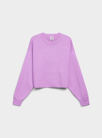 Twik Womens Oversized rolled-hem sweater