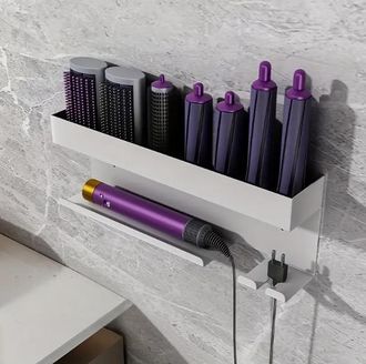 OEM Plancha Para El Cabello, Rizador, Accesorios De Peluquer&iacute;a, Soporte Para Secador De Pelo, Soporte De Pared, Soporte Para Secador De Pelo De Ba&ntilde;o (plat