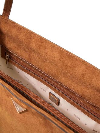 Guess Womens Tote Bag Cognac Polyester - Tote-Bags